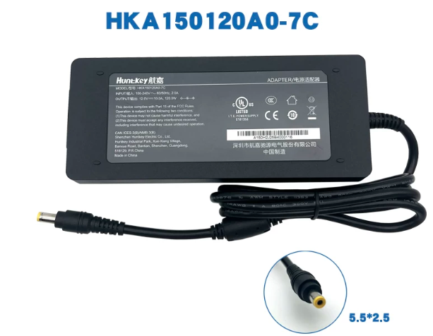 *Brand NEW*Huntkey 12V10A power adapter HKA150120A0-7C industrial computer server 120W power supply